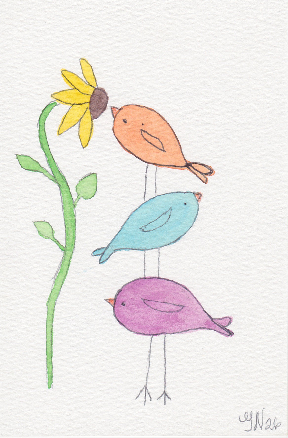 Whimsical Birds 3